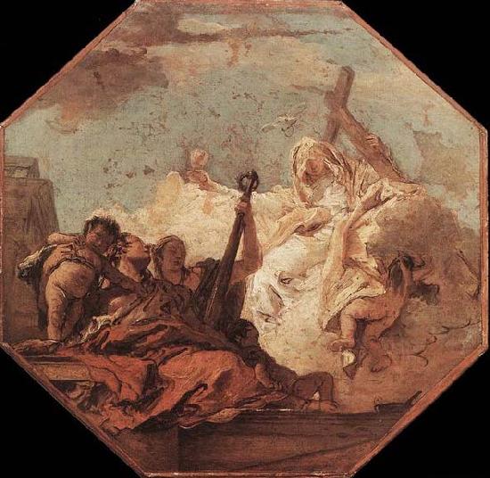 Giovanni Battista Tiepolo The Theological Virtues Sweden oil painting art